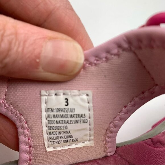 KHOMBU  Pink Hook & Loop Sandals - Picture 7 of 10